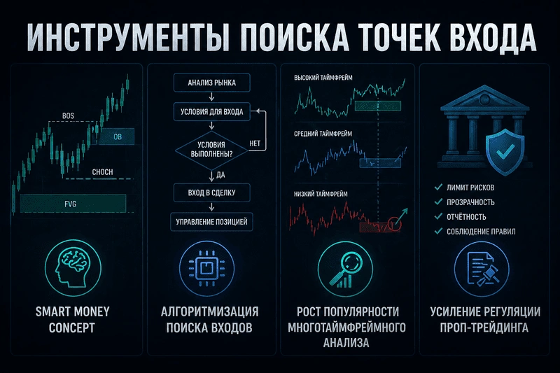 Инструменты поиска точек входа