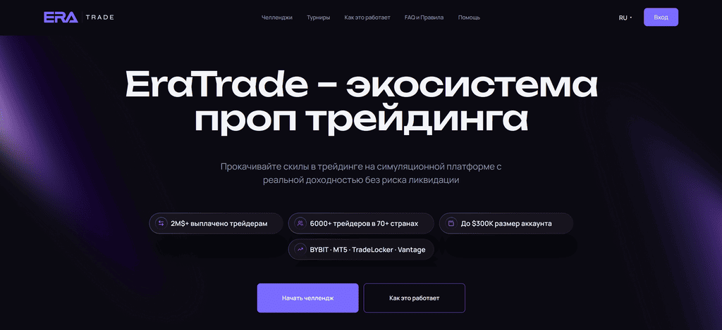 Era Trade проп-компания