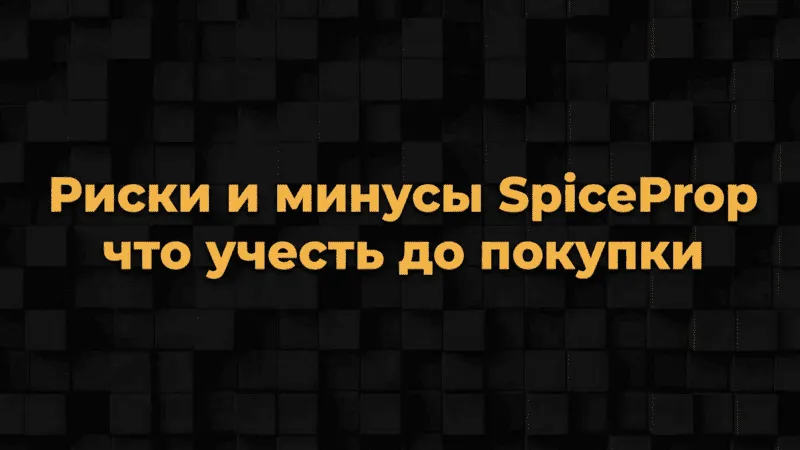 Риски и минусы SpiceProp: что учесть до покупки